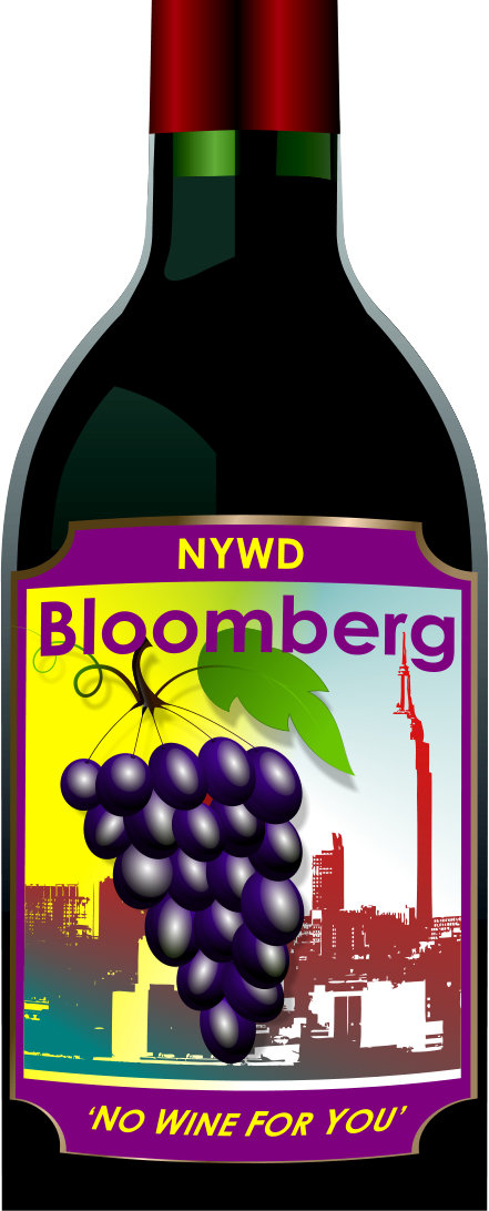 Bloomberg Estates Wine Bottle