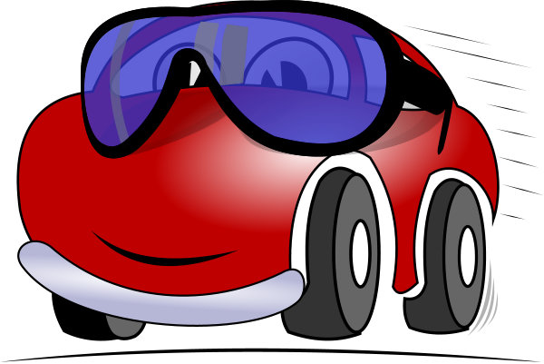 Car Wearing Sunglasses